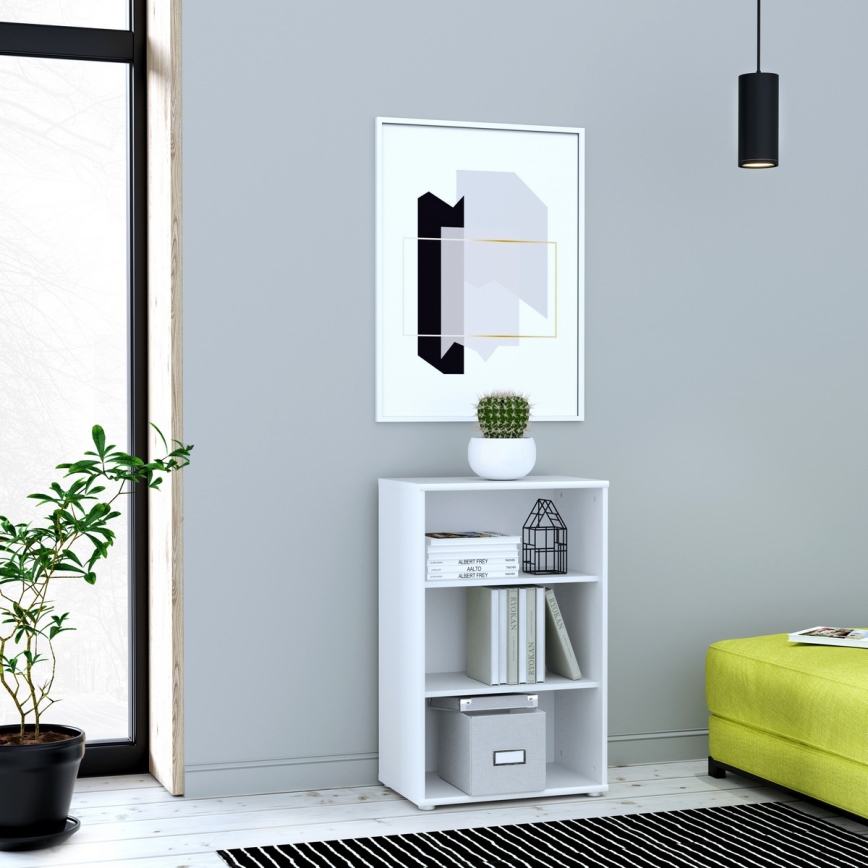 Raamatukapp URAN valge