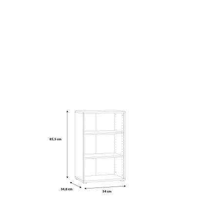 Raamatukapp URAN valge