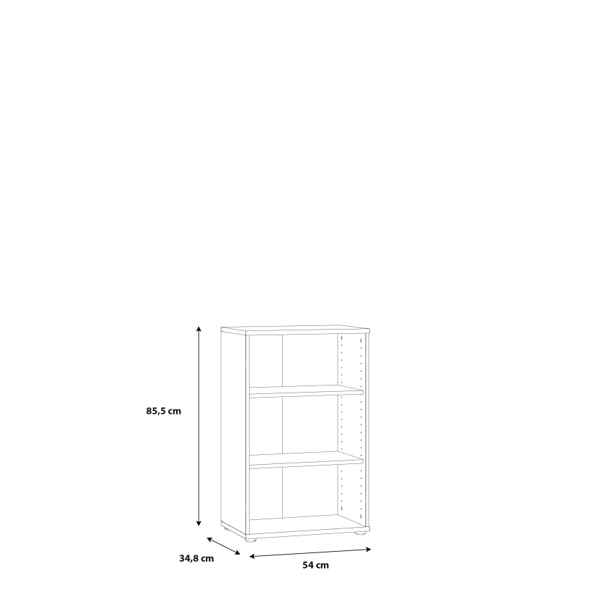 Raamatukapp URAN valge