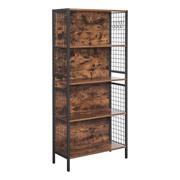 Raamaturiiul NAVARO pruun/must