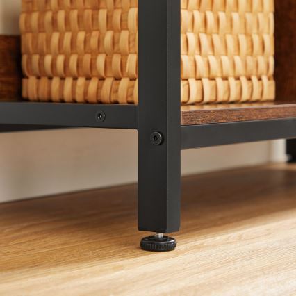 Raamaturiiul NAVARO pruun/must