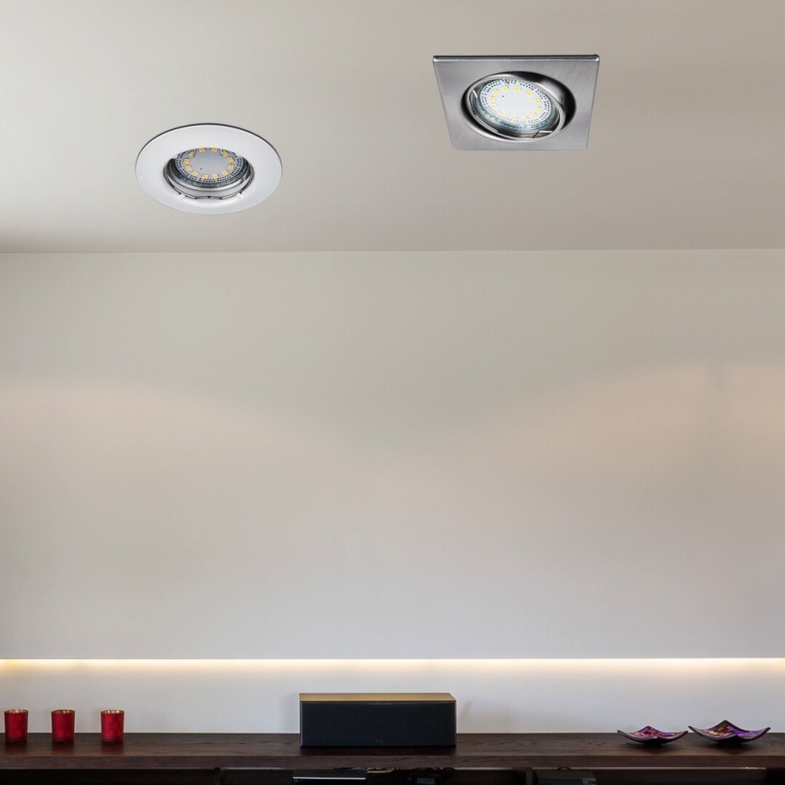 Rabalux - KOMPLEKT 3xLED Süvistatav valgusti 3xGU10/3W/230V IP40