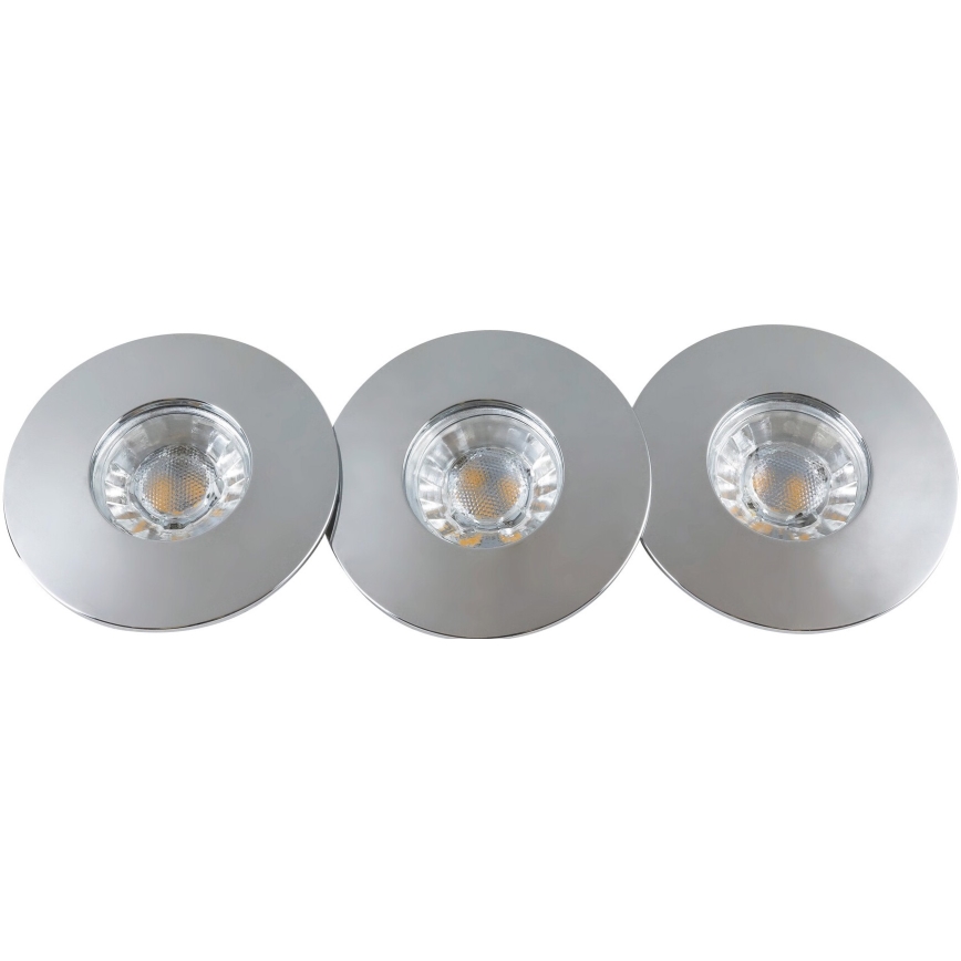 Rabalux - KOMPLEKT 3xLED Ripplaevalgusti vannituppa RANDY 3xLED/4W/230V