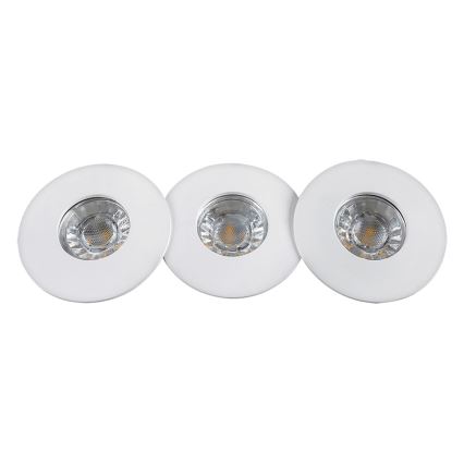 Rabalux - 3× LED-vannitoa laessehitatavate valgustite komplekt, LED/4W/230V IP44