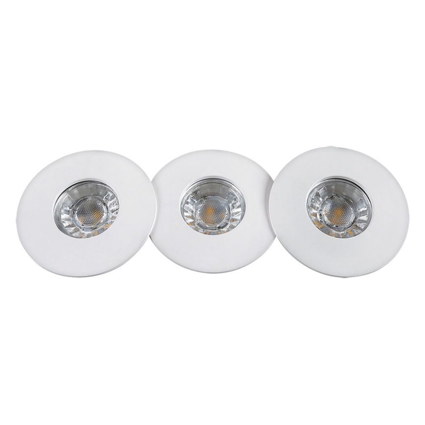 Rabalux - 3× LED-vannitoa laessehitatavate valgustite komplekt, LED/4W/230V IP44