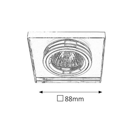 Rabalux 1147 - ripplaevalgusti 1xGU5,3/50W/12V