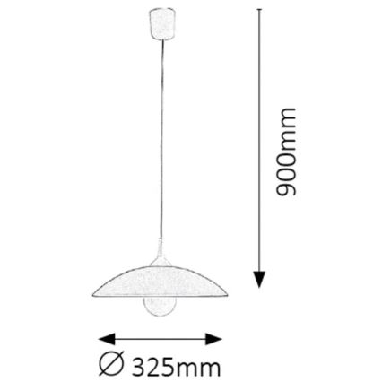 Rabalux - Lühter 1xE27/60W/230V hall