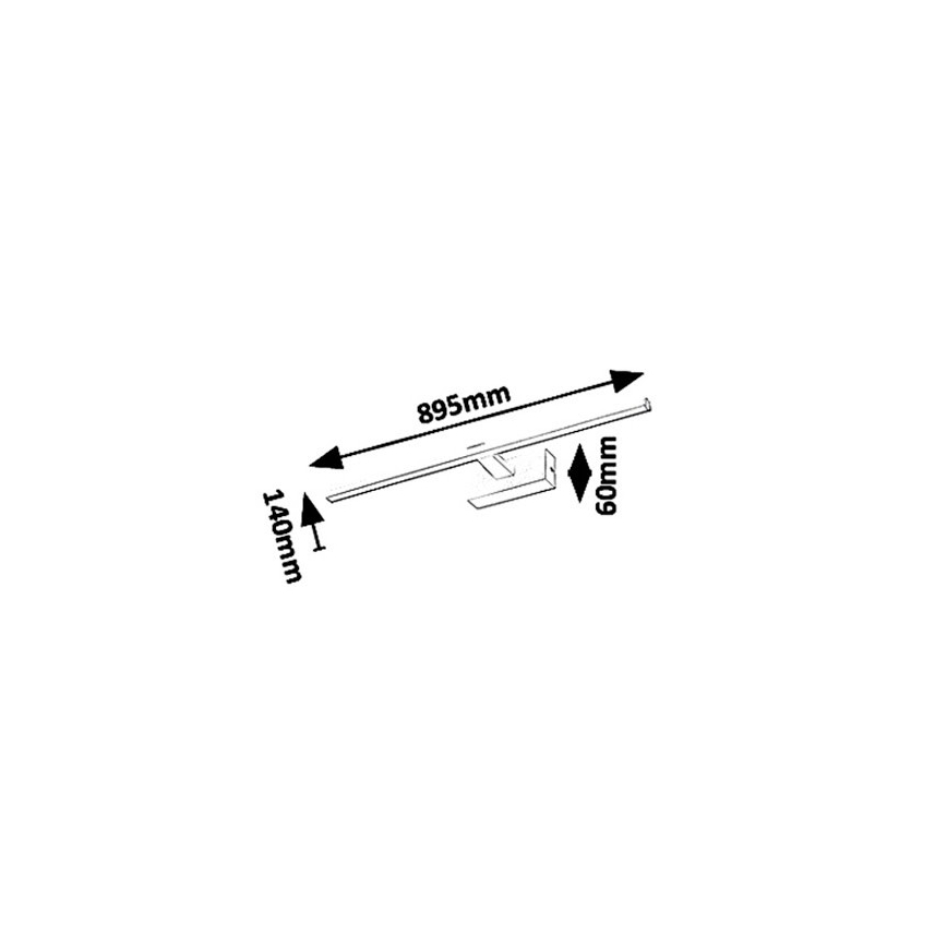 Rabalux - LED Peeglivalgusti vannituppa ALBINA LED/18W/230V IP23