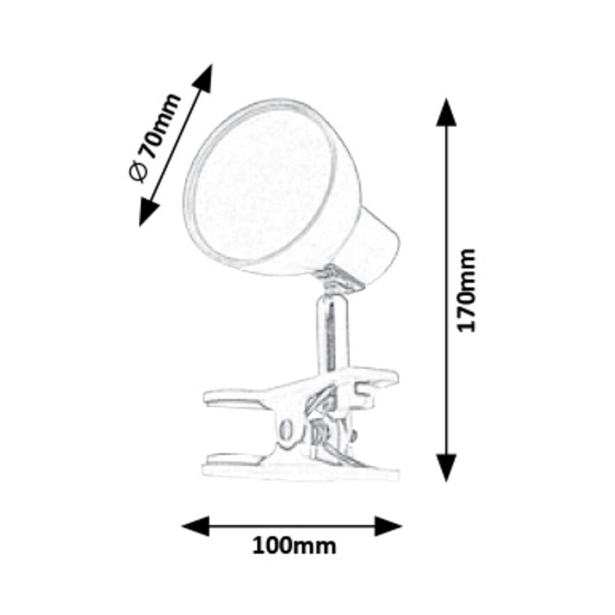 Rabalux - LED Lamp klamberkinnitusega LED/5W/230V