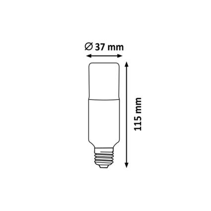 Rabalux - LED Pirn T37 E27/9W/230V 4000K