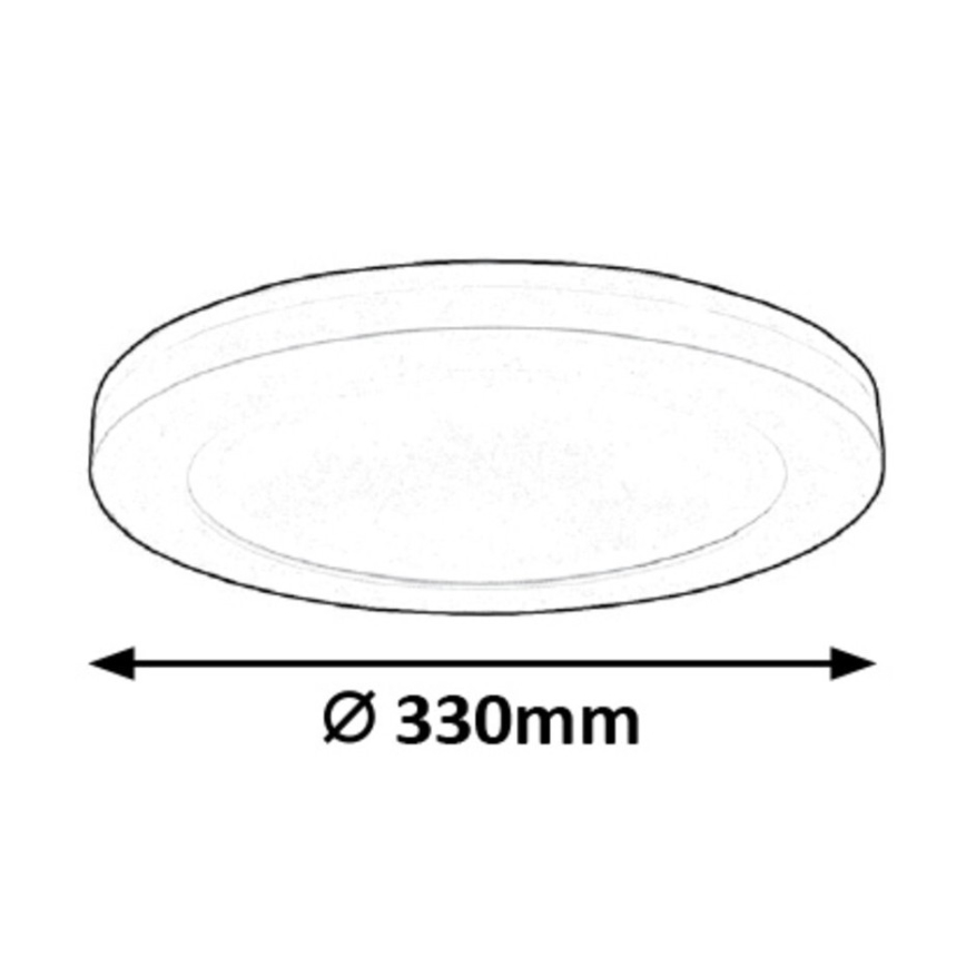 Rabalux - LED laevalgusti anduriga, 30 W, 230 V, läbimõõt 33 cm