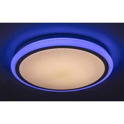 Rabalux - Hämardatav RGB-LED laelamp kaugjuhtimispuldiga/32W/230V läbimõõt 40 cm