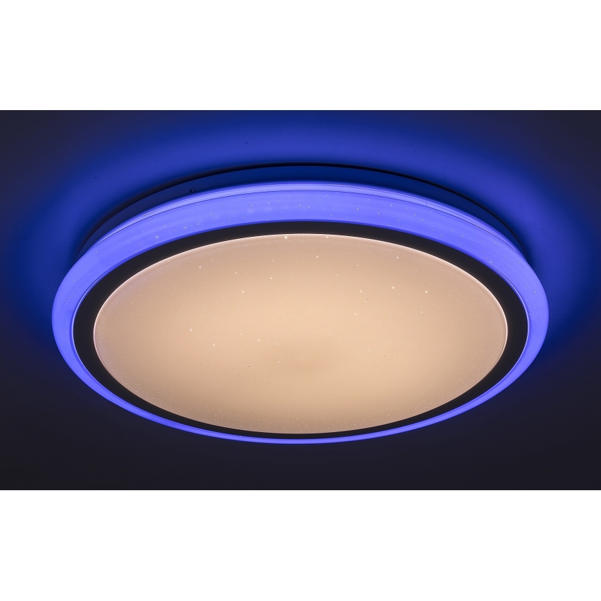Rabalux - Hämardatav RGB-LED laelamp kaugjuhtimispuldiga/32W/230V läbimõõt 40 cm
