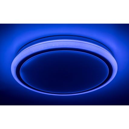 Rabalux - Hämardatav RGB-LED laelamp kaugjuhtimispuldiga/32W/230V läbimõõt 40 cm