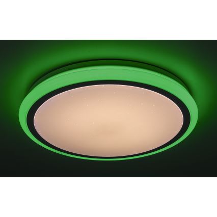 Rabalux - Hämardatav RGB-LED laelamp kaugjuhtimispuldiga/32W/230V läbimõõt 40 cm