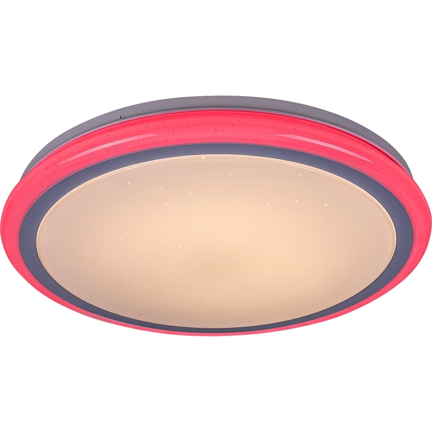 Rabalux - Hämardatav RGB-LED laelamp kaugjuhtimispuldiga/32W/230V läbimõõt 40 cm
