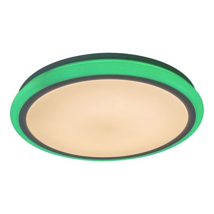 Rabalux - Hämardatav RGB-LED laelamp kaugjuhtimispuldiga/32W/230V läbimõõt 40 cm