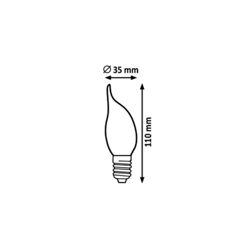 Rabalux - LED Pirn CF35 E14/4,2W/230V 4000K
