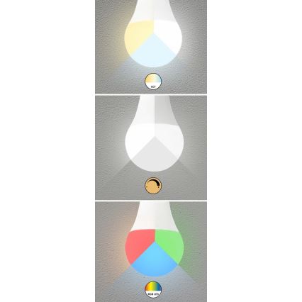 Rabalux - LED RGB Hämardatav pirn GU10/5W/230V Wi-Fi 3000-6500K