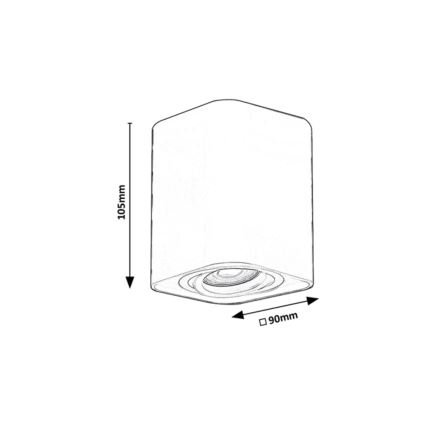 Rabalux - Kohtvalgusti 1xGU10/42W/230V valge