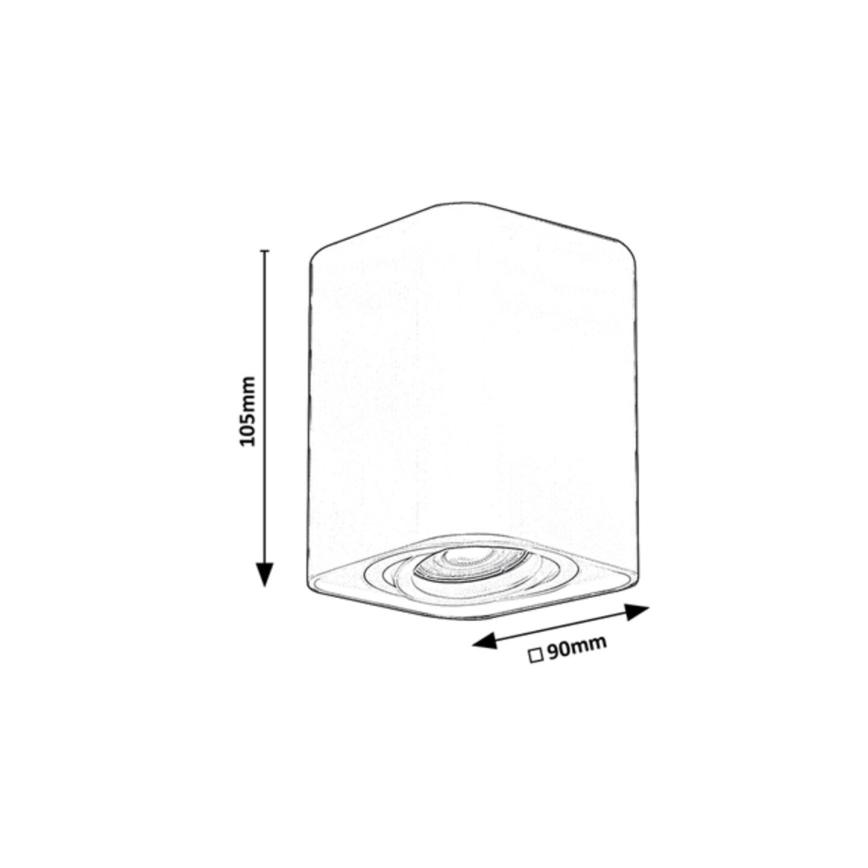Rabalux - Kohtvalgusti 1xGU10/42W/230V valge