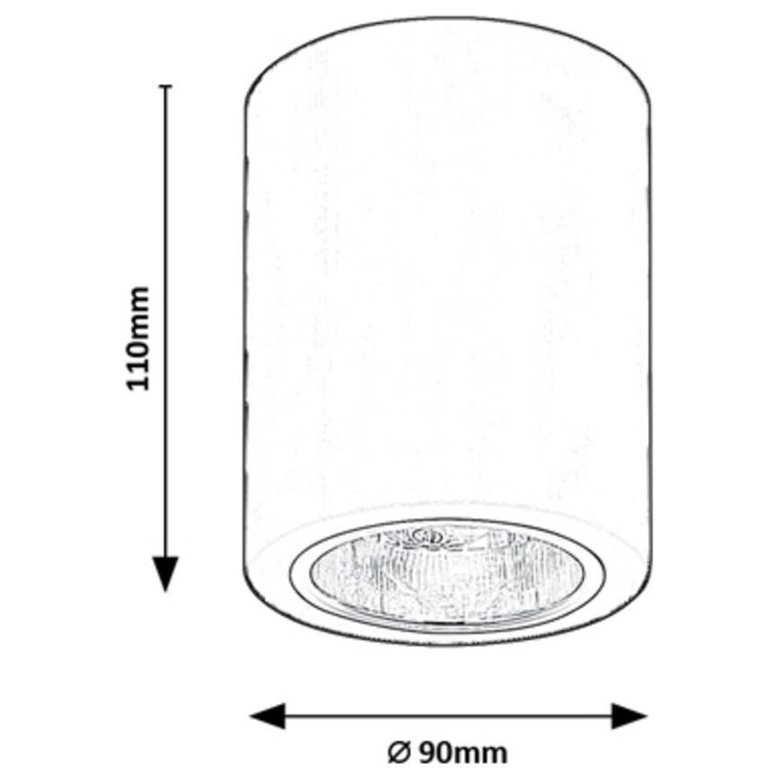 Rabalux - Suunavalgusti 1xE27/25W/230V must