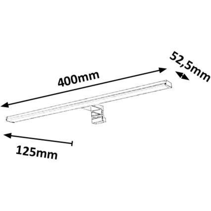 Rabalux - LED Peeglivalgusti vannituppa LED/8W/230V 40cm IP44