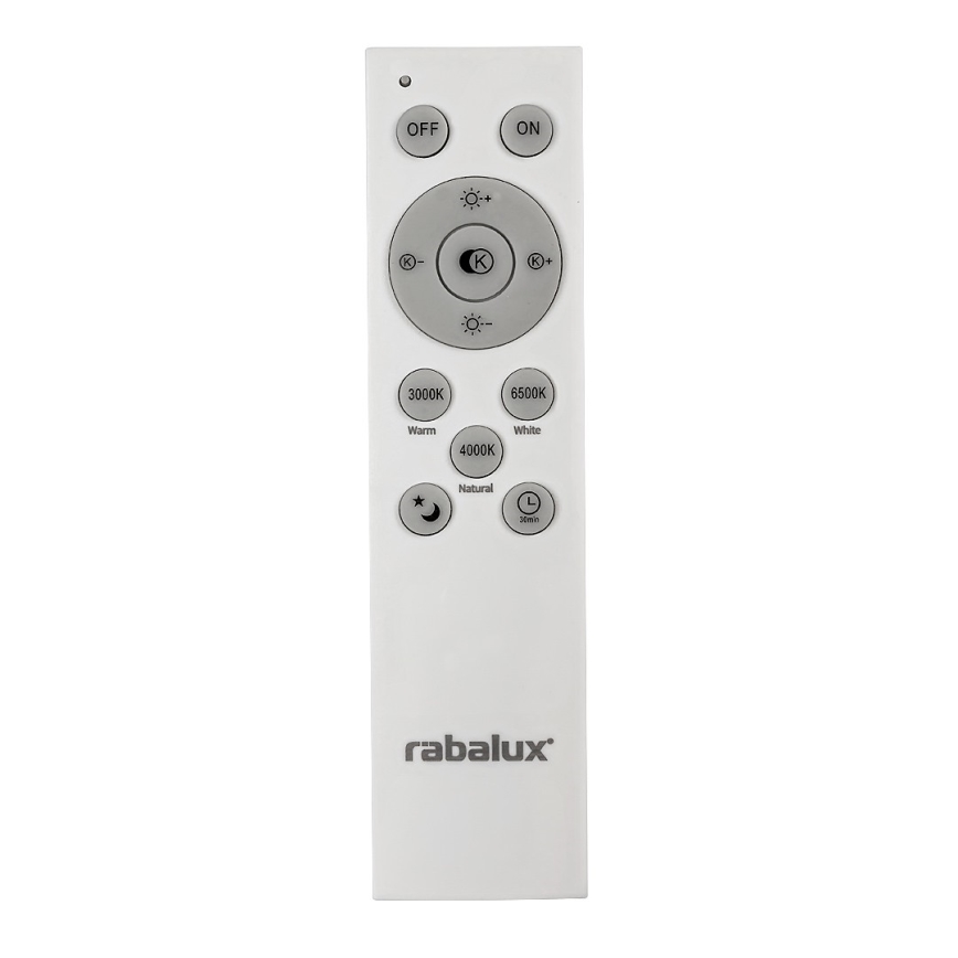 Rabalux - LED Hämardatav laevalgusti LED/40W/230V 3000-6500K must + pult