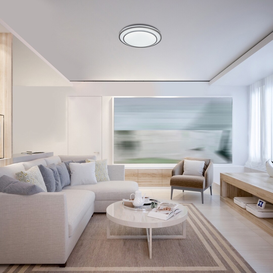 Rabalux - LED Hämardatav laevalgusti LED/40W/230V 3000-6500K hõbe + pult