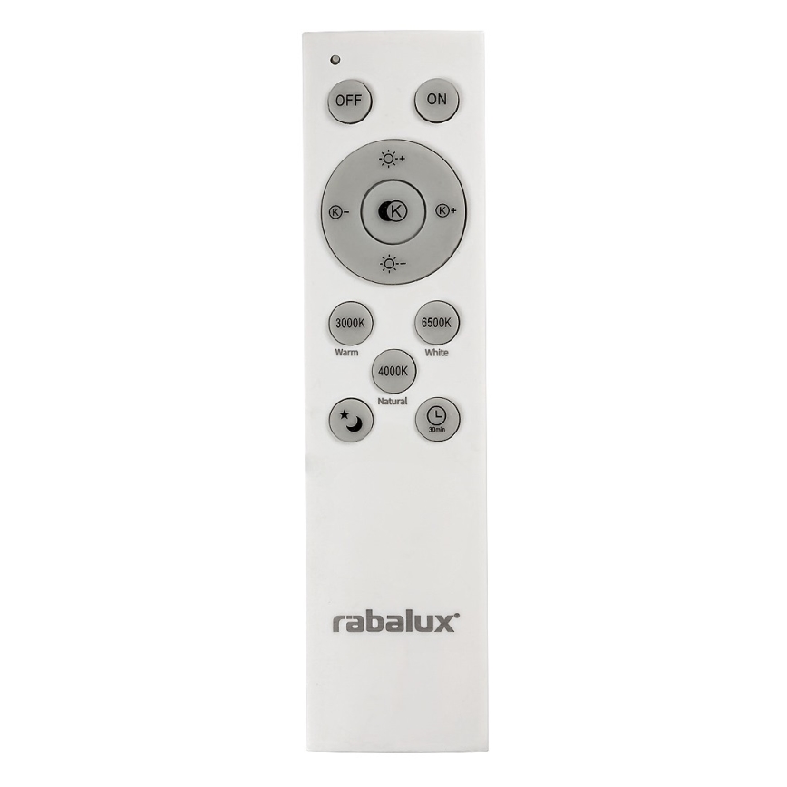 Rabalux - LED Hämardatav laevalgusti LED/40W/230V 3000-6500K hõbe + pult
