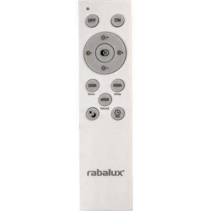 Rabalux - LED Hämardatav laevalgusti LED/40W/230V 3000-6500K hõbe + pult