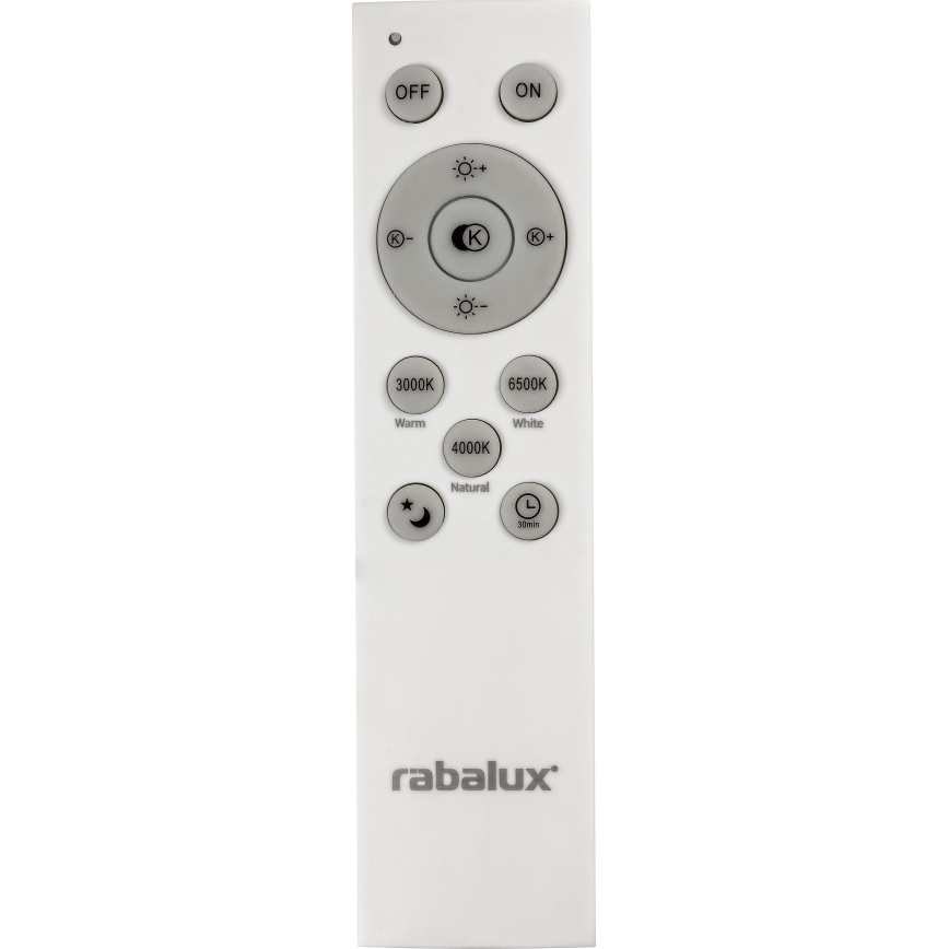 Rabalux - LED Hämardatav laevalgusti LED/40W/230V 3000-6500K hõbe + pult