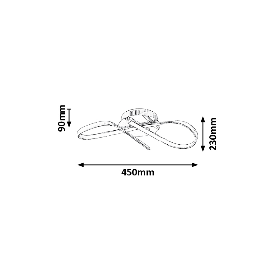 Rabalux - LED Laevalgusti LED/20W/230V