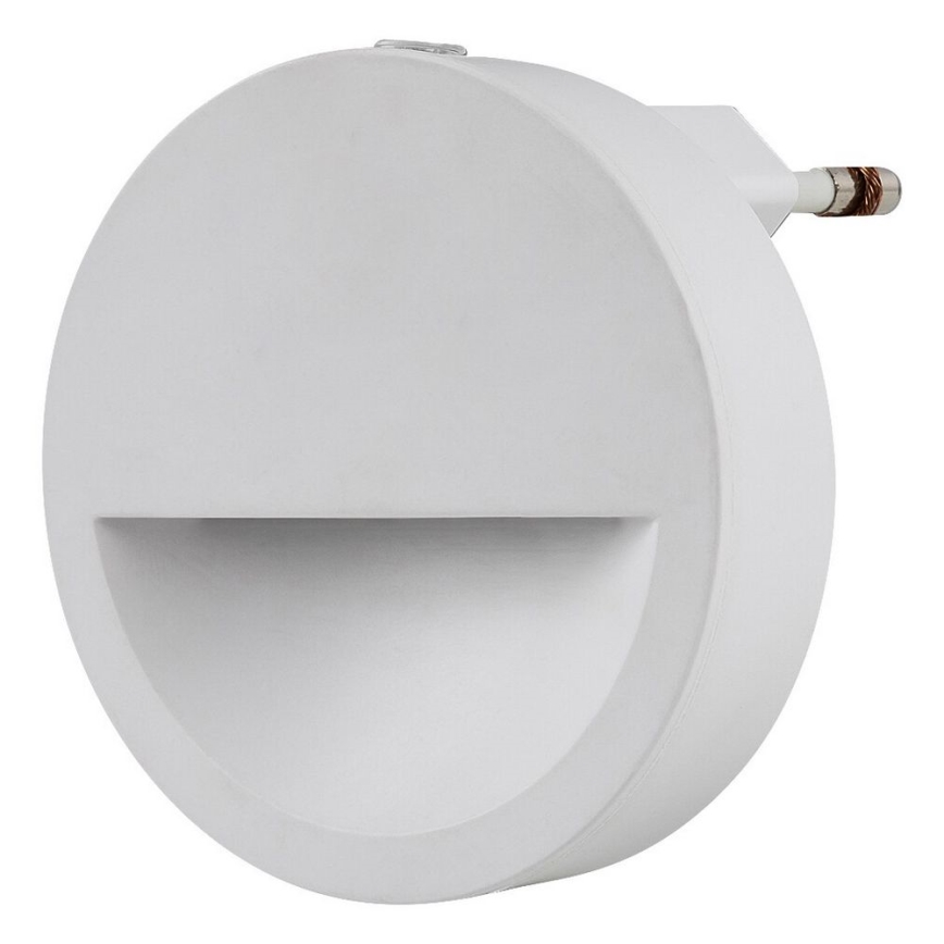 Rabalux - LED Öövalgusti hämardusanduriga LED/0,5W/230V 3000K d. 65 mm