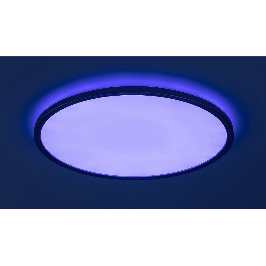Rabalux - LED RGB hämardatav laelamp LED/22W/230V Wi-Fi Tuya + kaugjuhtimispult, läbimõõt 41,5 cm