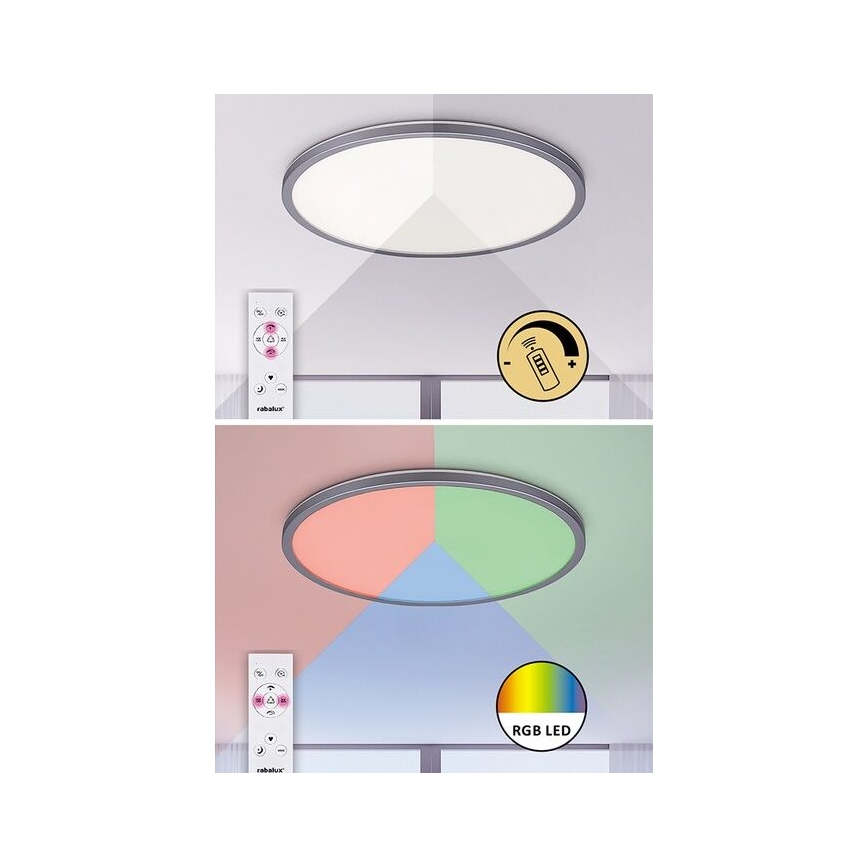 Rabalux - RGB LED Hämardatav laevalgusti LED/22W/230V Wi-Fi + kaugjuhtimispult