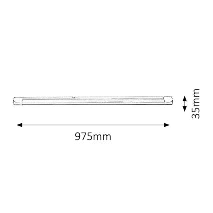 Rabalux 2304 - mööblivalgusti BRAND G13/30W/230V