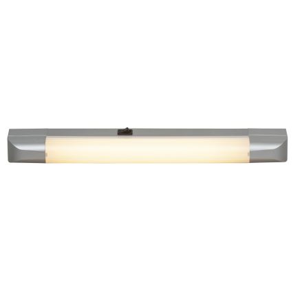 Rabalux - Kapialune valgusti BAND LIGHT 1xG13/10W/230V 39,5 cm hõbedane