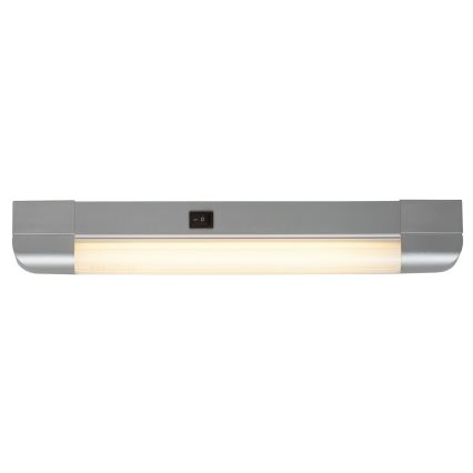 Rabalux - Kapialune valgusti BAND LIGHT 1xG13/10W/230V 39,5 cm hõbedane