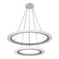 Rabalux 2429 - LED-lühter ADRIENNE LED/62W/230V hõbe