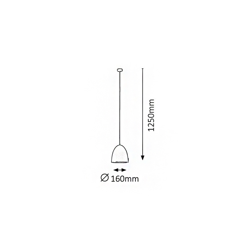 Rabalux 2589 - Lühter OLIVIA 1xE27/60W/230V