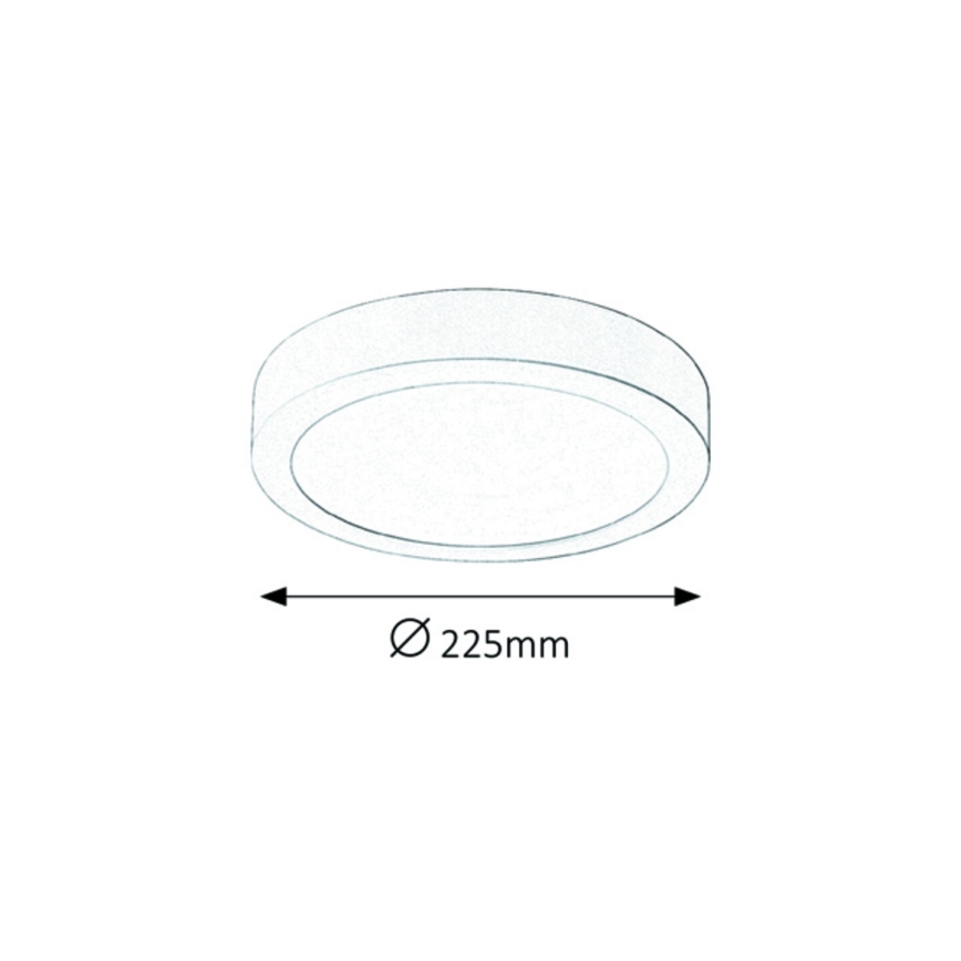 Rabalux - LED laelamp LED/18W/230V, läbimõõt 22,5 cm