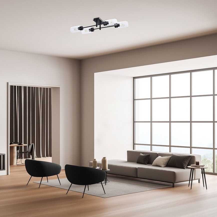 Rabalux - Pinnapealne lühter 4xE27/40W/230V 21,5x82 cm