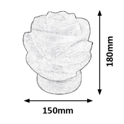 Rabalux - Soolalamp 1xE14/15W/230V 3,5 kg