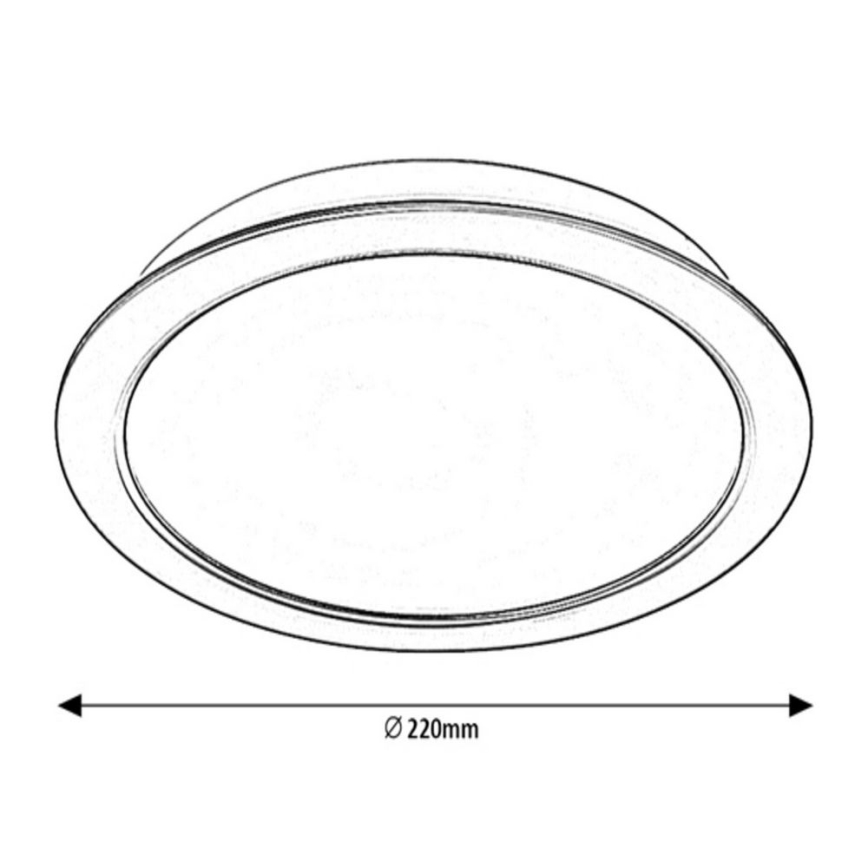 Rabalux - LED Süvistatav valgusti LED/24W/230V d. 22 cm