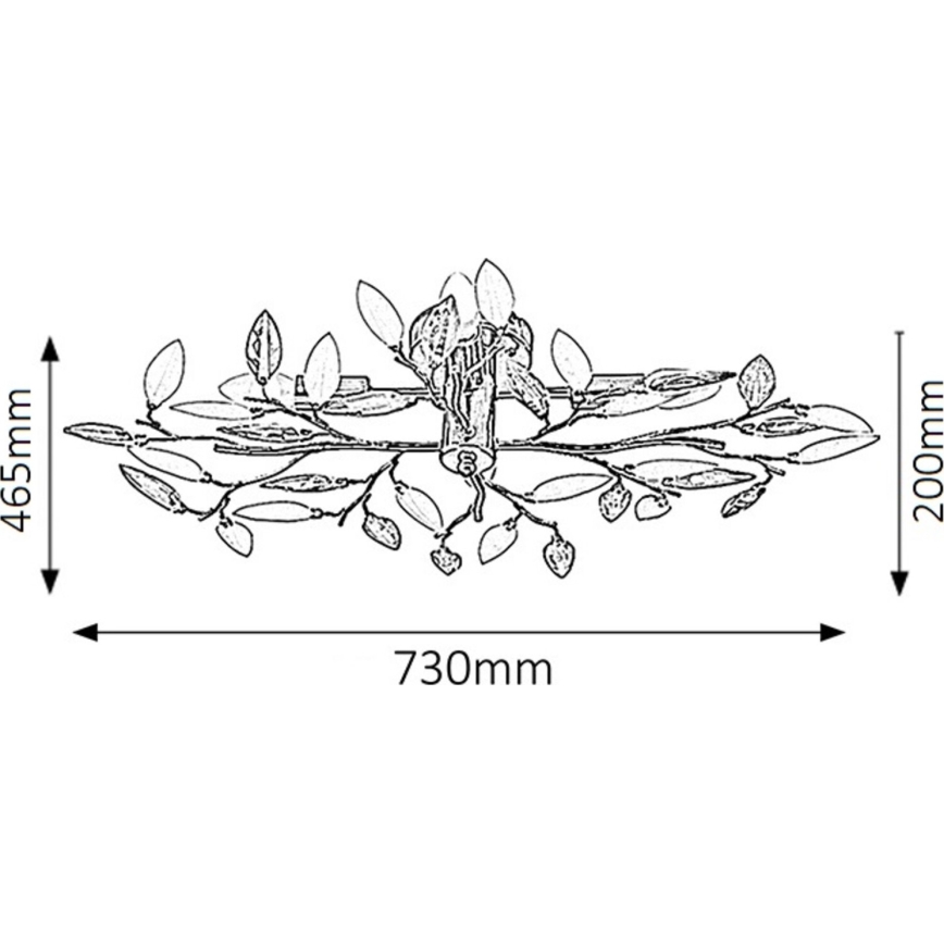 Rabalux - Laelamp 4xE14/40W/230V 47x69,5 cm