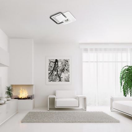 Rabalux - LED hämardatav pinnapealne laelamp LED/48W/230V 3000K/4000K/6000K + kaugjuhtimispult 49,5x49,5 cm