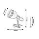 Rabalux - Lamp klamberkinnitusega 1xE14/25W/230V must