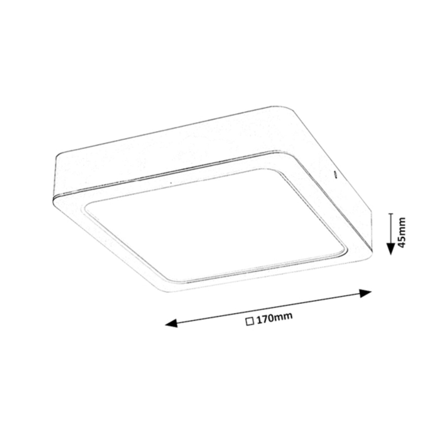 Rabalux - LED Laevalgusti LED/18W/230V 17 cm
