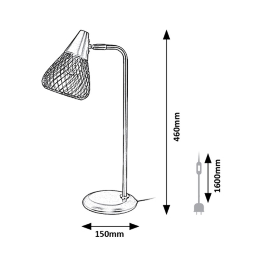 Rabalux - Laualamp 1xE14/25W/230V hall
